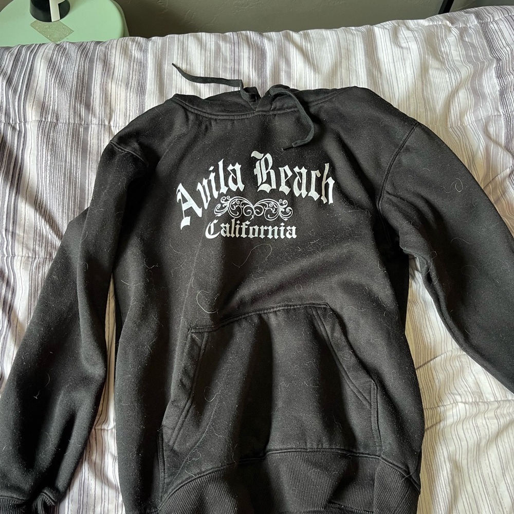 black avila beach hoodie